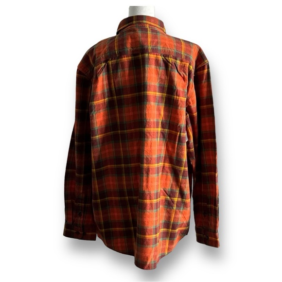 CARHARTT Shirt Flannel Orange - Picture 2 of 4